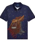New Polo Ralph Lauren Equestrian Saddle Mesh Polo Shirt Navy Lg / Xl
