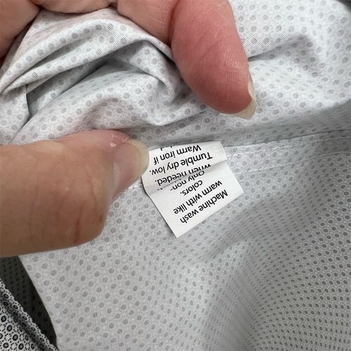 Cole Haan Men's Dress Shirt Size 16 34/35 Grand OS Slim Fit Gray Long Sleeve - Picture 5 of 8
