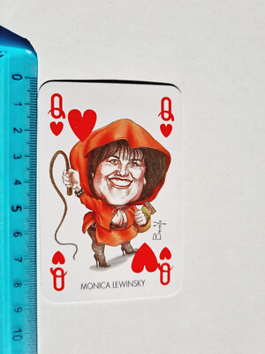 MONICA LEWINSKY CARD RARE BOURGEOIS VOICE PAPER 90s ORIGINAL VINTAGE 90S