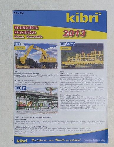 75554 Catalogo Modellismo Ferroviario Kibri - 2013