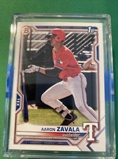2021 Bowman Paper AARON ZAVALA Texas Rangers 1ST Bowman Rookie RC LOT x50