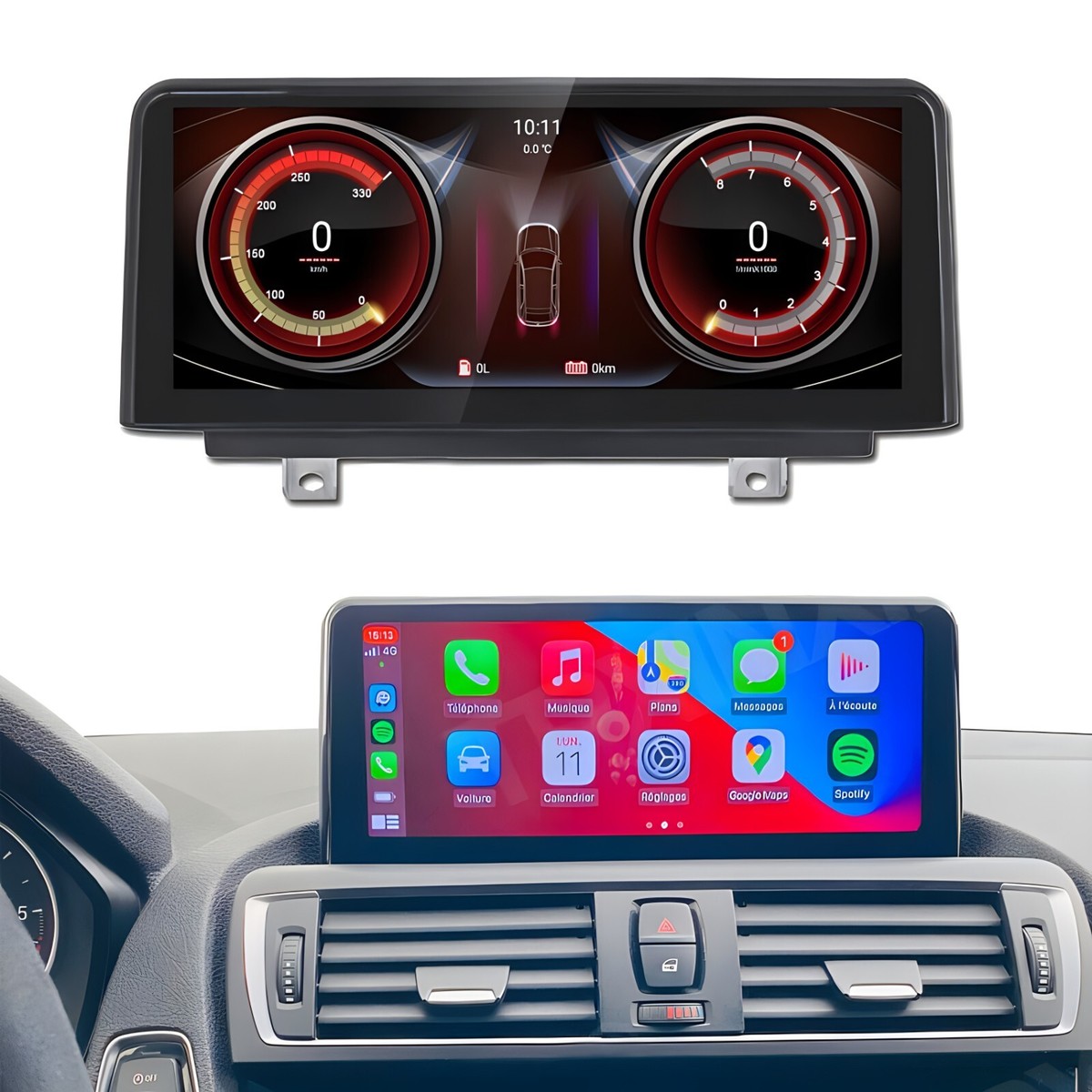 10.25''Car Android GPS Navigation CarPlay For BMW 3 Series F30 F31