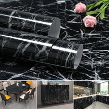 10FT Self Adhesive Marble Wallpaper Peel Stick Contact Paper Kitchen Countertop