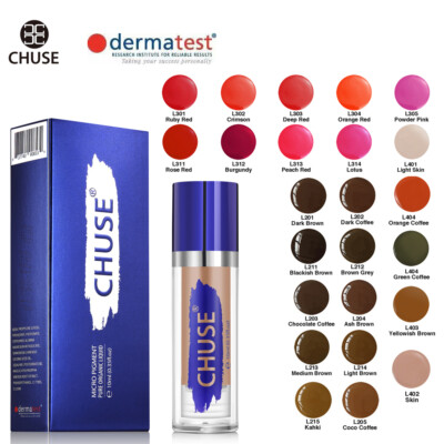 CHUSE Permanent Makeup Pigment SPMU Tattoo Ink Organic Liquid SGS Dermatest 10ml