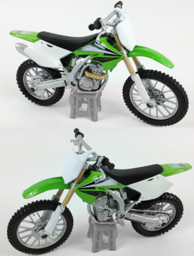 Maisto 1:18 Kawasaki Kxf 250 Jouet Modèle Motocross Moto Scrambler - Photo 1/1