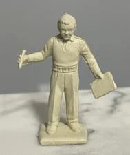 1950s Marx Littletown Rubber Train Coach Store Owner Man 35mm Playset Figure