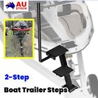 <!--F#f_0-->Boat Trailer Steps Dual Step Boarding Tool Set Universal Black Powder Coated AU<!--F/-->