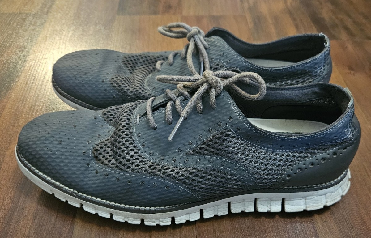 Cole Haan Dress Shoes in Dark Gray ZS 9.5US Cole Haan Grand OS wingtip dress shoes for Men Size: 9US , 8  main image 3