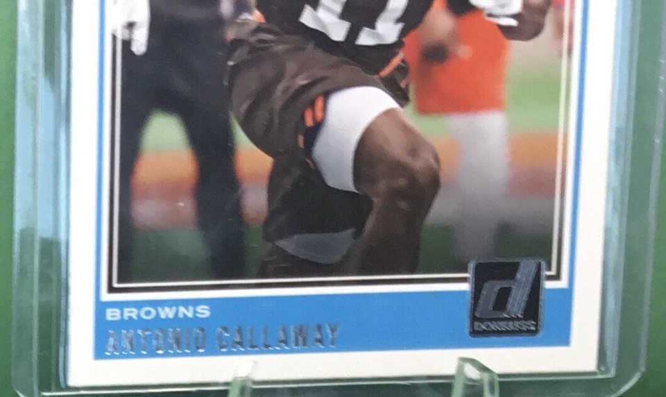 2018 Donruss #341 Antonio Callaway Cleveland Browns RC Rated Rookie Card - Image 2 of 4