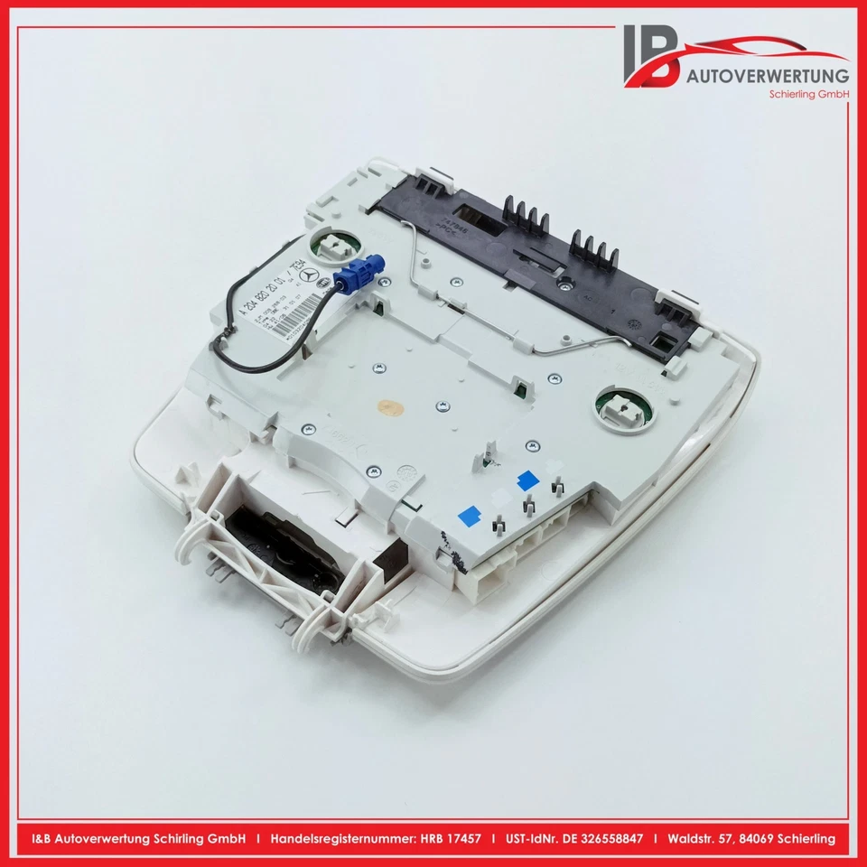 Lámpara de lectura interior MERCEDES BENZ CLASE C W204 C220 CDI A2048202001 ORIGINAL Foto 3 de 4