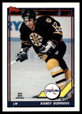 1991-92 Topps !!! Randy Burridge Washington Capitals #358