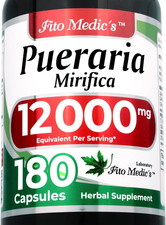 Lab  Pueraria Mirifica 180 Capsules  12000 Mg  Pueraria Mirifica Capsules 