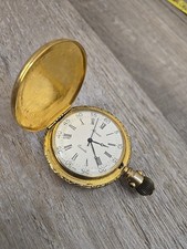 Arnex 17 Jewel Pocket Watch Swiss Not Working Winds And Latch Good