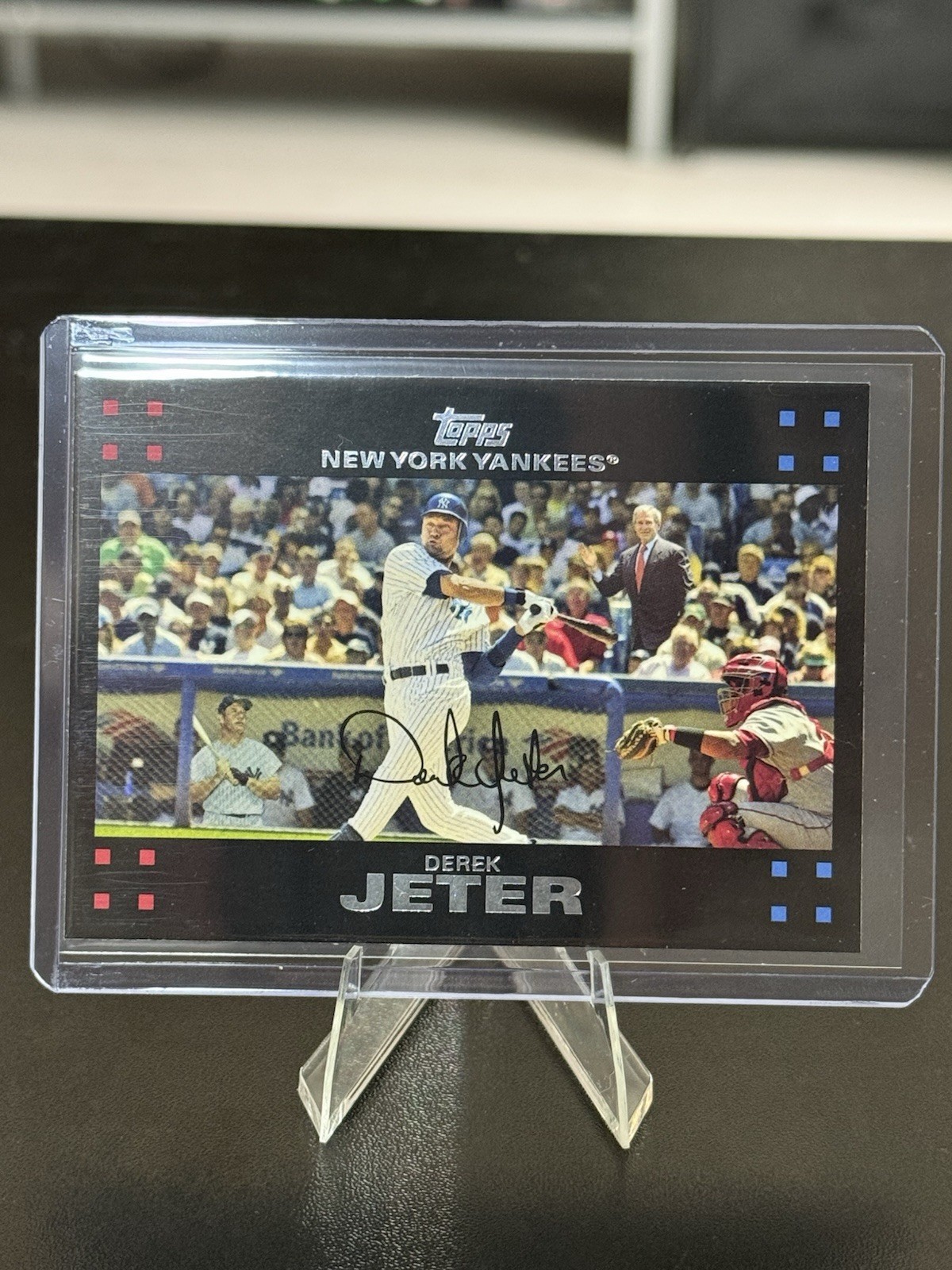 2007 Topps - Derek Jeter, Mickey Mantle, George W. Bush #40