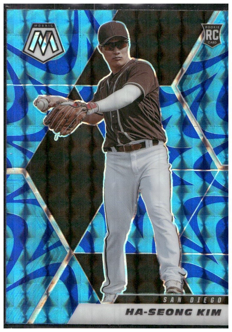 2021 Panini Mosaic #258 Ha-Seong Kim Reactive Blue