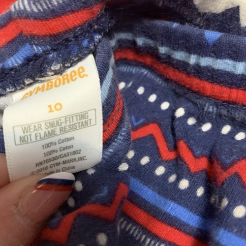Boys Pajama Lot Of 4 Sets Size 10 Long Sleeve Pants Gymboree Cat & Jack & more - Picture 10 of 11
