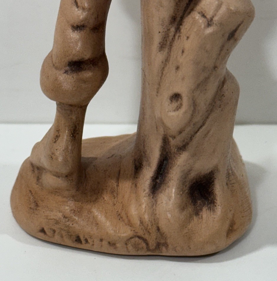 Atlantic Mold Nativity Shepherd Boy with Flute Horn Ceramic Replacement