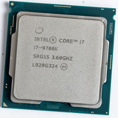 Intel Core i7-9700K SRG15 LGA1151 3.6GHz Six Core Processor Unlocked 95W 12MB