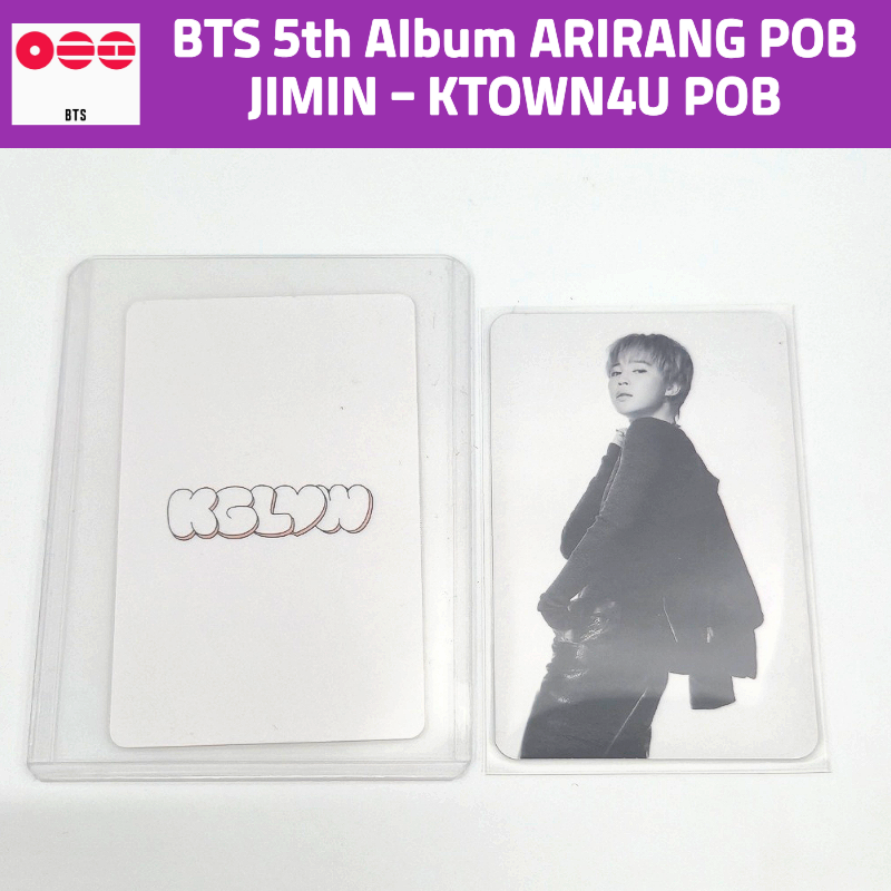 JIMIN Collection] BTS ARIRANG Album POB Benefit Photocard Official