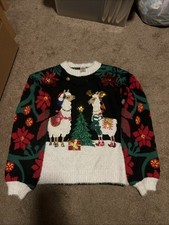 Girls Christmas sweater size 46