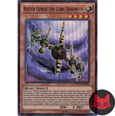 Yugioh Buster Gundil the Cubic Behemoth MVP1-EN035 Ultra Rare NM