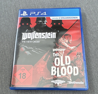 Bethesda Wolfenstein The New Order & The Old Blood PS4 2 Vollv. USK 18