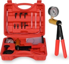 Hand Held Vacuum Pump Brake Bleeder Kit with Hand Vacuum Pump and Adapters One-M