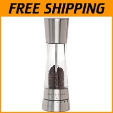 Refillable Black Peppercorn Grinder - Stainless Steel