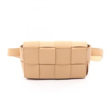 BOTTEGA VENETA Cassette Maxi Intrecciato Waist Belt bag 668572 leather Beige