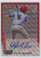 2020 Leaf Metal Draft 1990 Red Wave 1/3 Dylan Carlson #LA-DC1 Auto 0w20