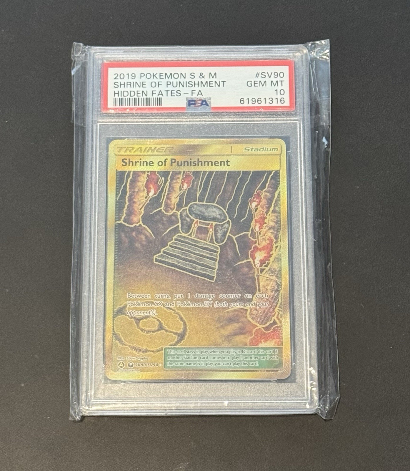 Hidden Fates Shrine of Punishment SV90/SV94 S&M PSA 10