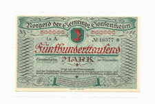 Emergency money Gonsenheim 1923, 500000 Mark, Mainz Palatinate region