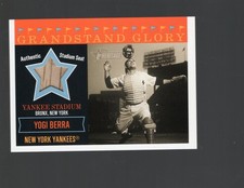 2003 Topps Heritage Grandstand Glory Yogi Berra Relic Insert