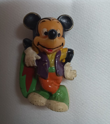 Disney Mickey Mouse Figur sitzend, bunt, Kunststoff