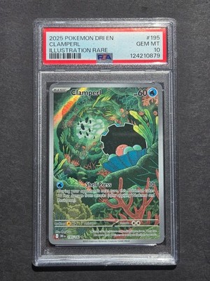 PSA 10 CLAMPERL 195/182 - DESTINED RIVALS ILLUSTRATION RARE HOLO