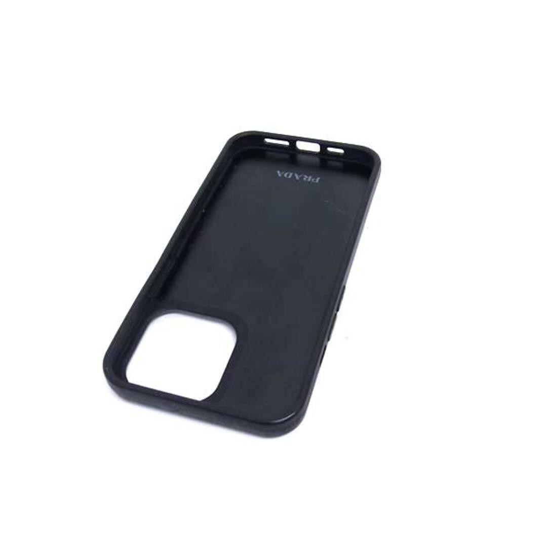 PRADA Saffiano Leather iPhone 13 Pro Smartphone Case for Men