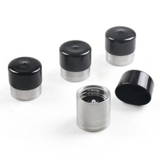 4 Pack 1.98 inch Trailer Bearing Protectors with Dust Covers, Stainless 1.98in