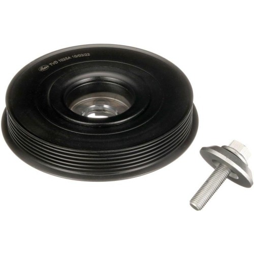 Poulie vilebrequin Gates TVD1025A pour éliminer les bruits moteur Peugeot et Citroën