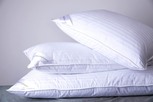 ArcticNorthDown King Size Goose Down Feather Hotel Collection Bed Pillows for - Picture 7 of 7