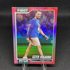 2026 Topps Series 1 Kevin Negandhi First Pitch Pink Foil #FP-4 SP Mint