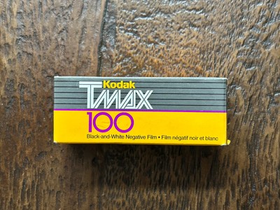Kodak Tmax 100 120mm black and white film expired 7/2000