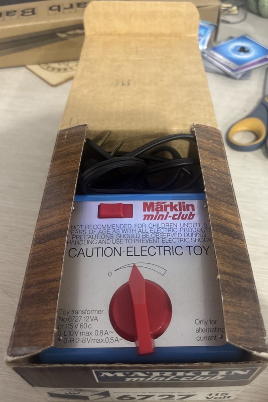 Marklin 6727 Z 115 Volt Transformer EX