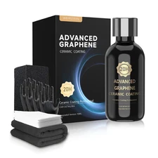 20H Advanced Graphene Ceramic Coating for Cars Ceramic Car Auto Detailing kit...