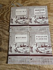 Boy Scout Lot 14 of 4 Booklets on 1952 Scoutmaster Training-great shape