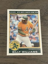 2025 Topps Heritage 1976 Retires Billy Williams #76R-9 Athletics