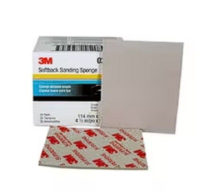 3M Softback Sanding Sponge 02602, 4 1/2 x 5 1/2 in, 20 Pack, Superfine Grit,