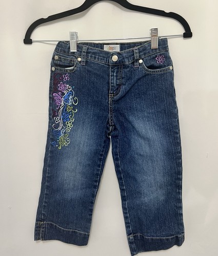Jean Circo Fille Taille 12 - Bleu Délavé, Coton/polyester/spandex, Très Bon état