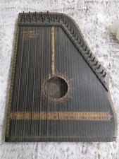 Menzenhaur Schmidt Guitar Zither. Vintage handprints with original strings.