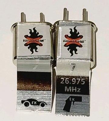 RADIO SHACK REMOTE CONTROL XMODS CRYSTAL SET #7 BROWN ~ FULLY TESTED WORKING 