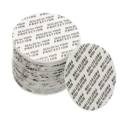 110Pack Foam Lid Liner, 36mm/1.42'' PS Foam Resistant Tamper Pressure